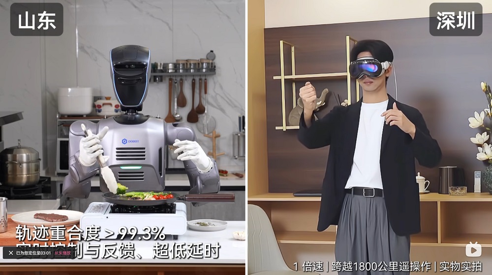 远程形体模仿操控机器人